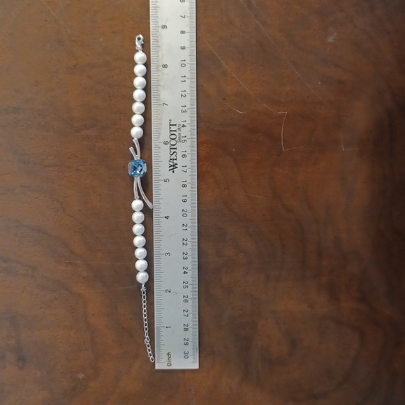NEW! Bridal Bracelet/ Bride Wedding 'something blue' Swarovski Elements  5740 - Picture 5 of 5